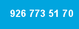 926 773 51 70